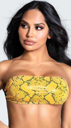 Snake Around Bandeau Top