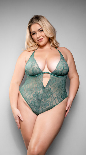 Plus Size Aerin Chain Detail Teddy
