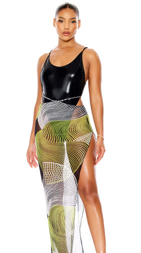 Puerto Escondido Mesh Pool Skirt