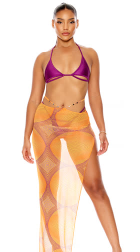 Puerto Escondido Mesh Pool Skirt
