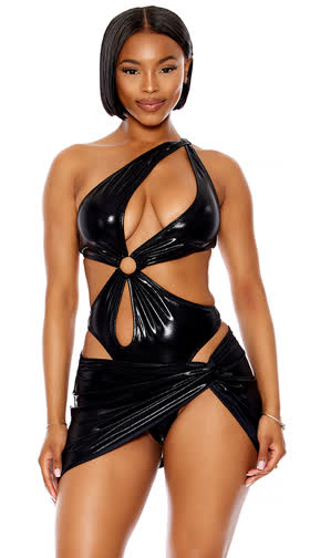 Acapulco Metallic Pool Sarong Skirt