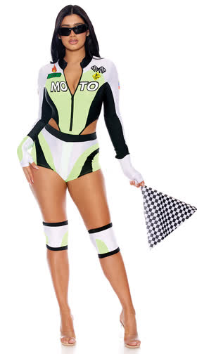 Green Light Go Racer Costume