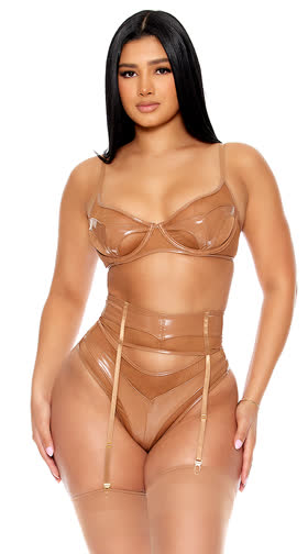 Opposites Attract High Waisted Bra Set