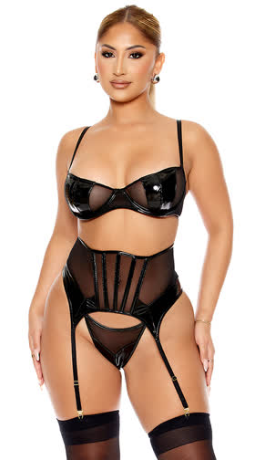 Opposites Attract Cinched Bra Set