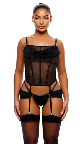 Princess Treatment Draped Bustier