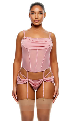 Princess Treatment Draped Bustier