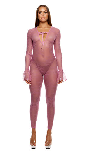 Take It Easy Lounge Lace Jumpsuit