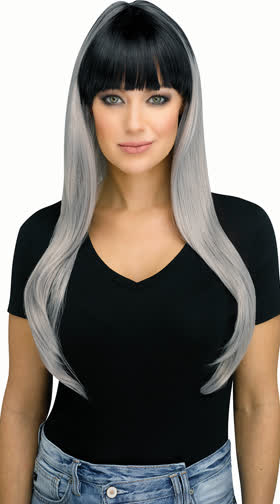 Long Ombre Fringe Wig