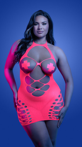 Plus Size Aphrodisiac Dress And Pasties