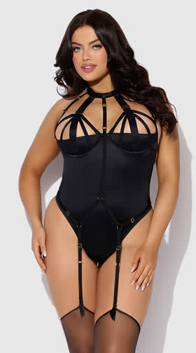 Plus Size Devon Strappy Teddy