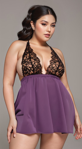 Plus Size Jocelyn Babydoll Set