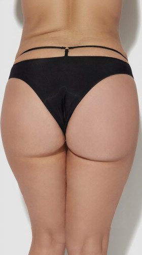 Plus Size Quin No-Show Tanga Panty