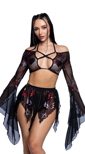 Black/red