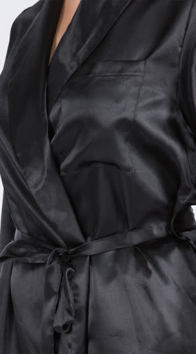 Satin Robe & Short Set