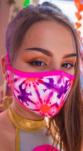 Kaleidoscope Dreams Tailored Face Mask