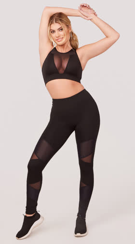 Moto Mesh Leggings