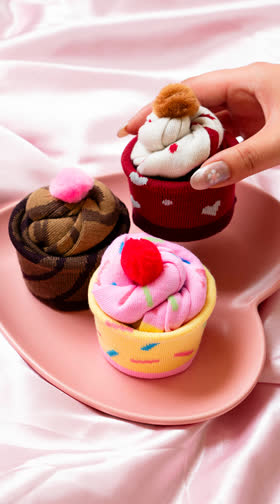 Cupcake Sock Set