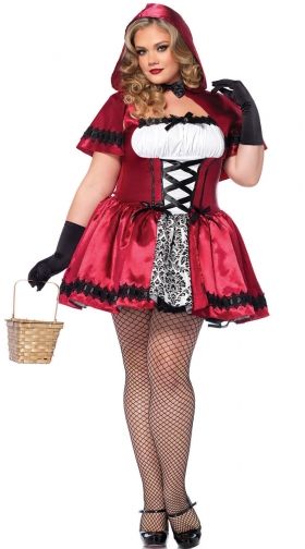 Plus Size Glamorous Red Riding Hood Costume