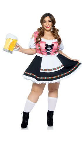 Plus Size Beer Garden Babe Costume