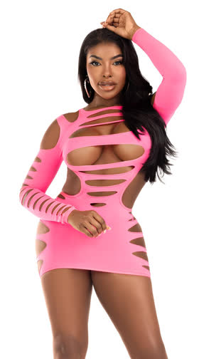 Cut To Shreds Mini Dress