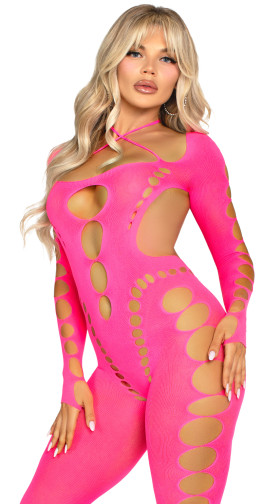 Seamless Cut-Out Bodystocking