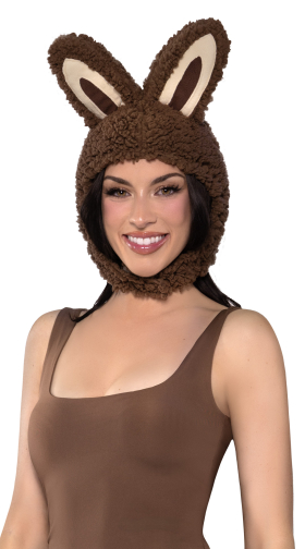Brown Little Monster Costume Hood