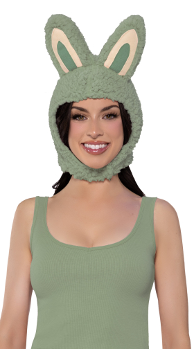 Green Little Monster Costume Hood