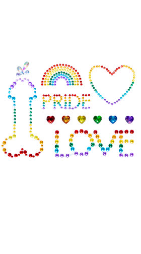 Pride Body Jewel Stickers