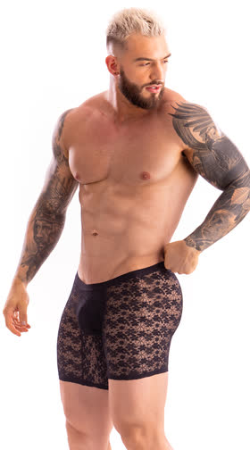 Men's Floral Lace Boxer Brief