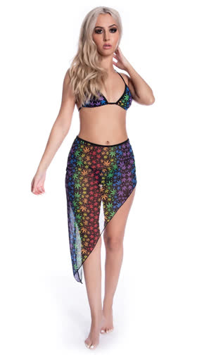 Patterned Festival Skirt Set