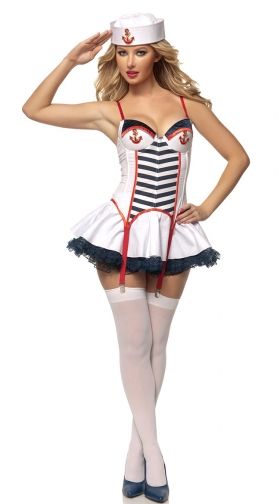Anchors Away Nautical Beauty Costume