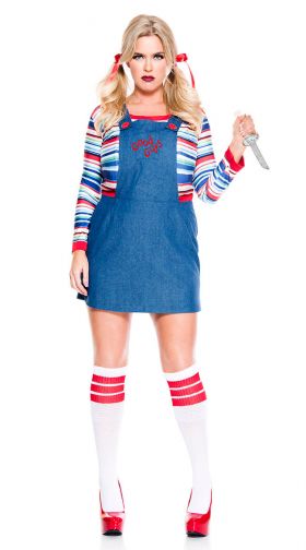 Plus Size Nightmare Killer Doll Costume