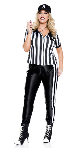 Plus Size Half Time Referee Costume