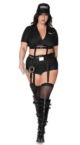 Plus Size SWAT Commander Costume