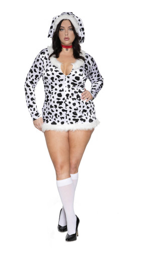 Plus Size Doggy Dalmatian Dress Costume