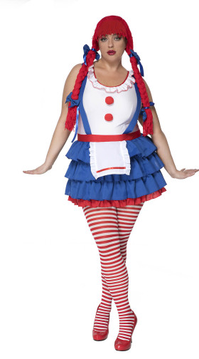 Plus Size Raggedy Ann Costume