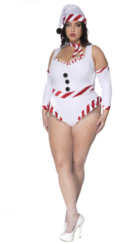 Plus Size Sexy Snow Woman Costume