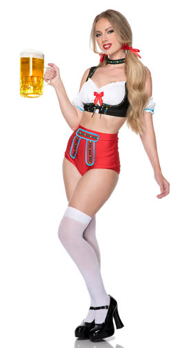 Sexy Oktoberfest Babe Costume 