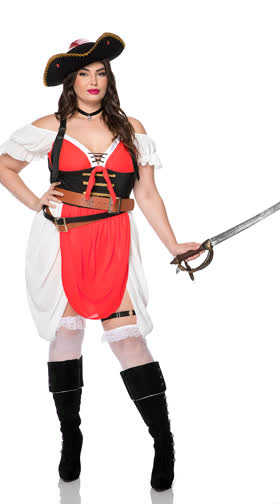 Plus Size Adventurous Pirate Costume