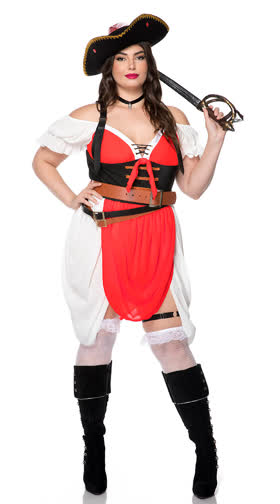 Plus Size Adventurous Pirate Costume