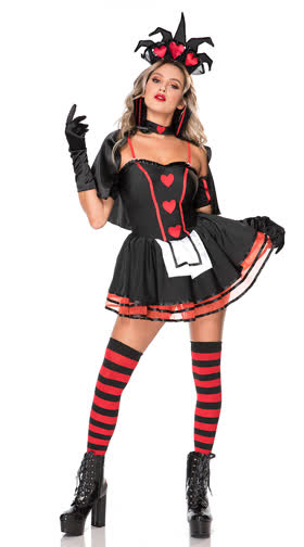 Dark Queen Of Hearts Costume