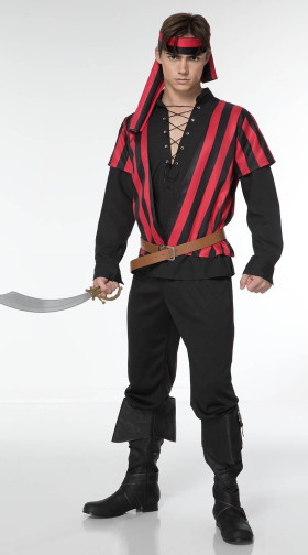 Men's Mad Pirate Costume