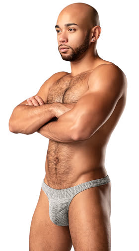 Men's Geometric Thong