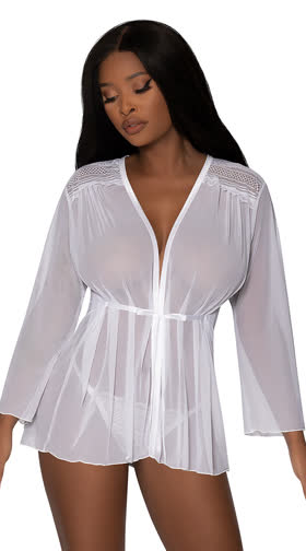 Mesh and Multi-Net Short Robe