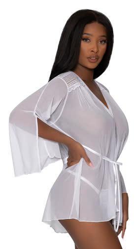 Mesh and Multi-Net Short Robe