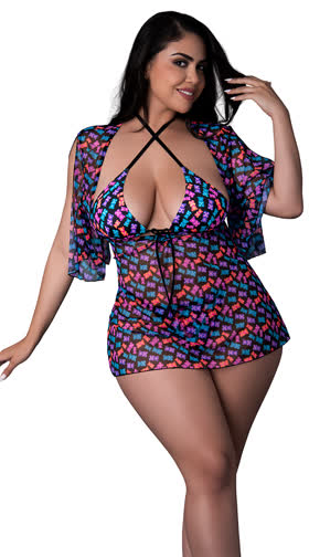 Plus Size Hazy Dayz Dress Set