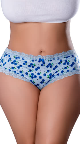 Plus Size Blueberry Boy Short With Lube