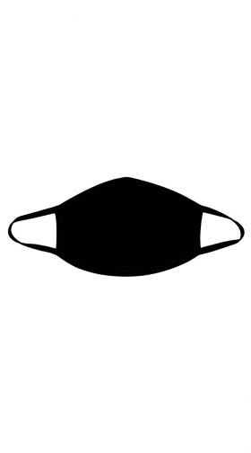 Midnight Black Face Mask