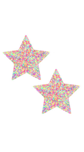 Sprinkles Black Light Star Pasties