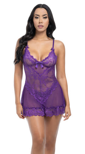 Flirty Lace Babydoll Set